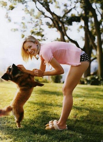 Kristen Bell in lingerie