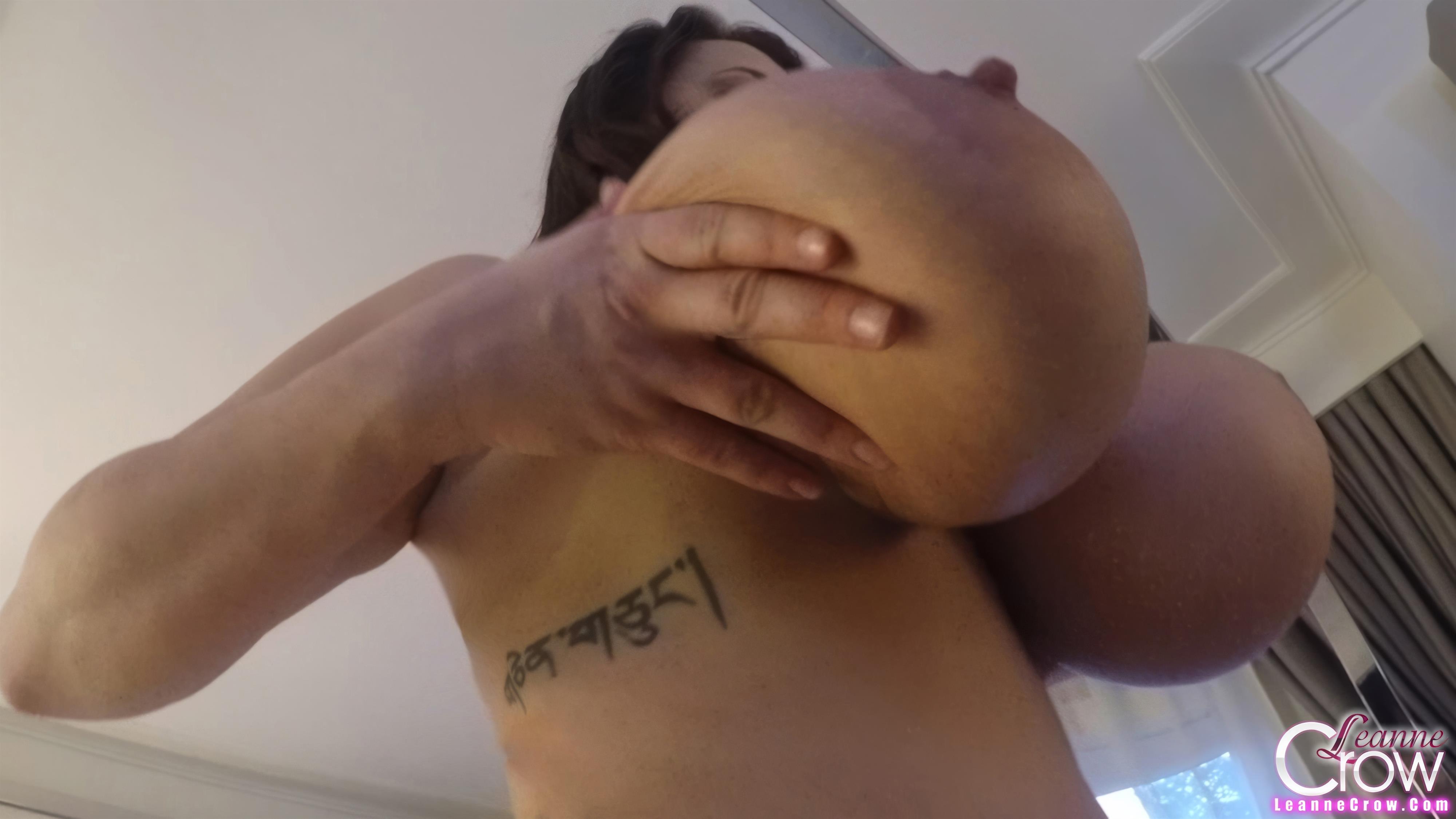 Leanne Crow - Baby Blue Sweater BTS GoPro 1 Photoshots Set 1