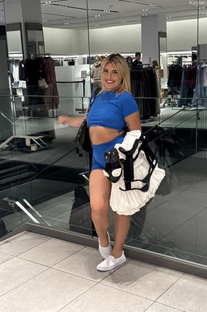 Kaylee FTV Nude Pictures Tight Blue Dress