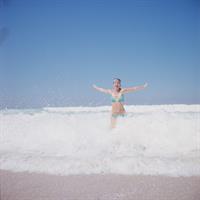 Elsa Martinelli in a bikini