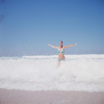 Elsa Martinelli in a bikini