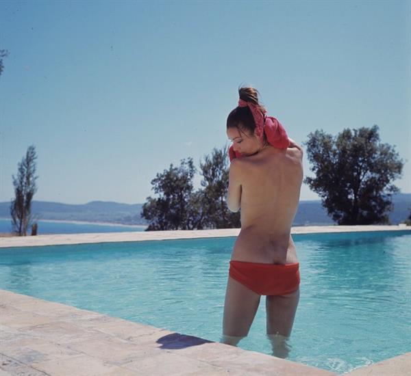 Elsa Martinelli in a bikini - ass