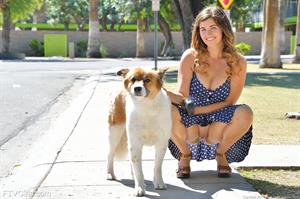 Gianna FTV Nude Pictures Pretty Dog Walker