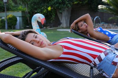 Apolonia & Maria: Photostory By The Pool