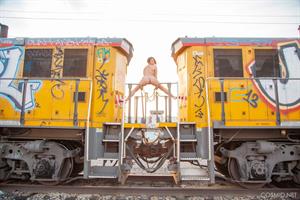 Eve Corta Nude Pictures Eve Corta On The Train