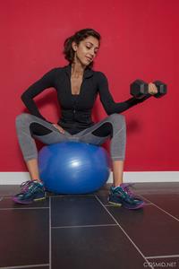 Belle Doing Her Fitness