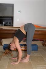 April Does Some Yoga