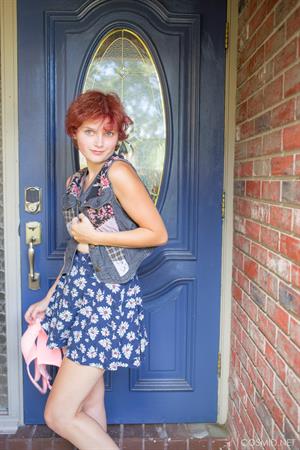 Naomi Cord Nude Pictures Naomi At The Door