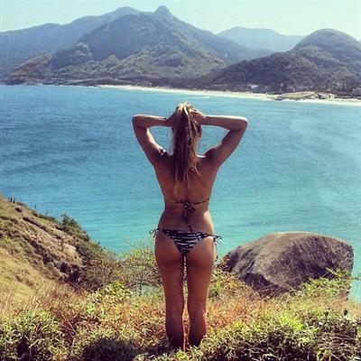 Maya Gabeira in a bikini - ass