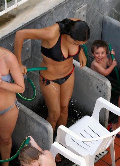 Rosario Dawson in a bikini