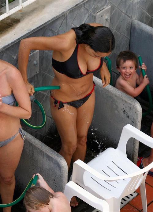 Rosario Dawson in a bikini