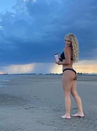 Lizzy Wurst in a bikini