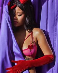 Rihanna in Savage X Fenty: Valentine's Day 2019