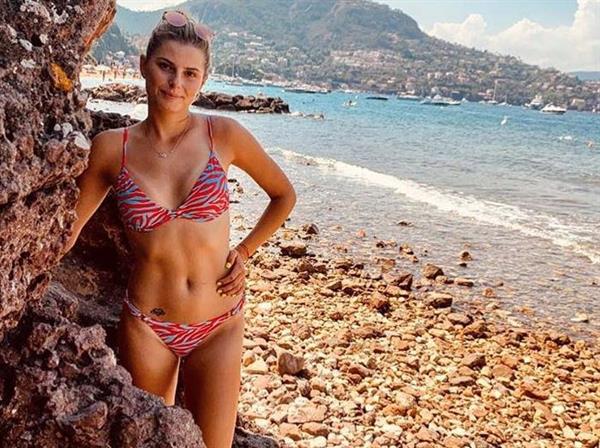 Katarina Zavatska in a bikini