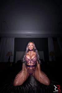 Hayley Davies in lingerie