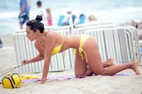 Andrea Calle in a bikini