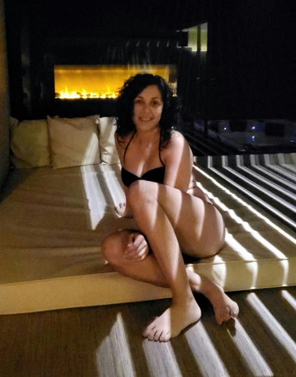 Stercy relaxing at the spa