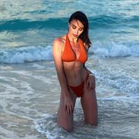 Claudia Arce in a bikini