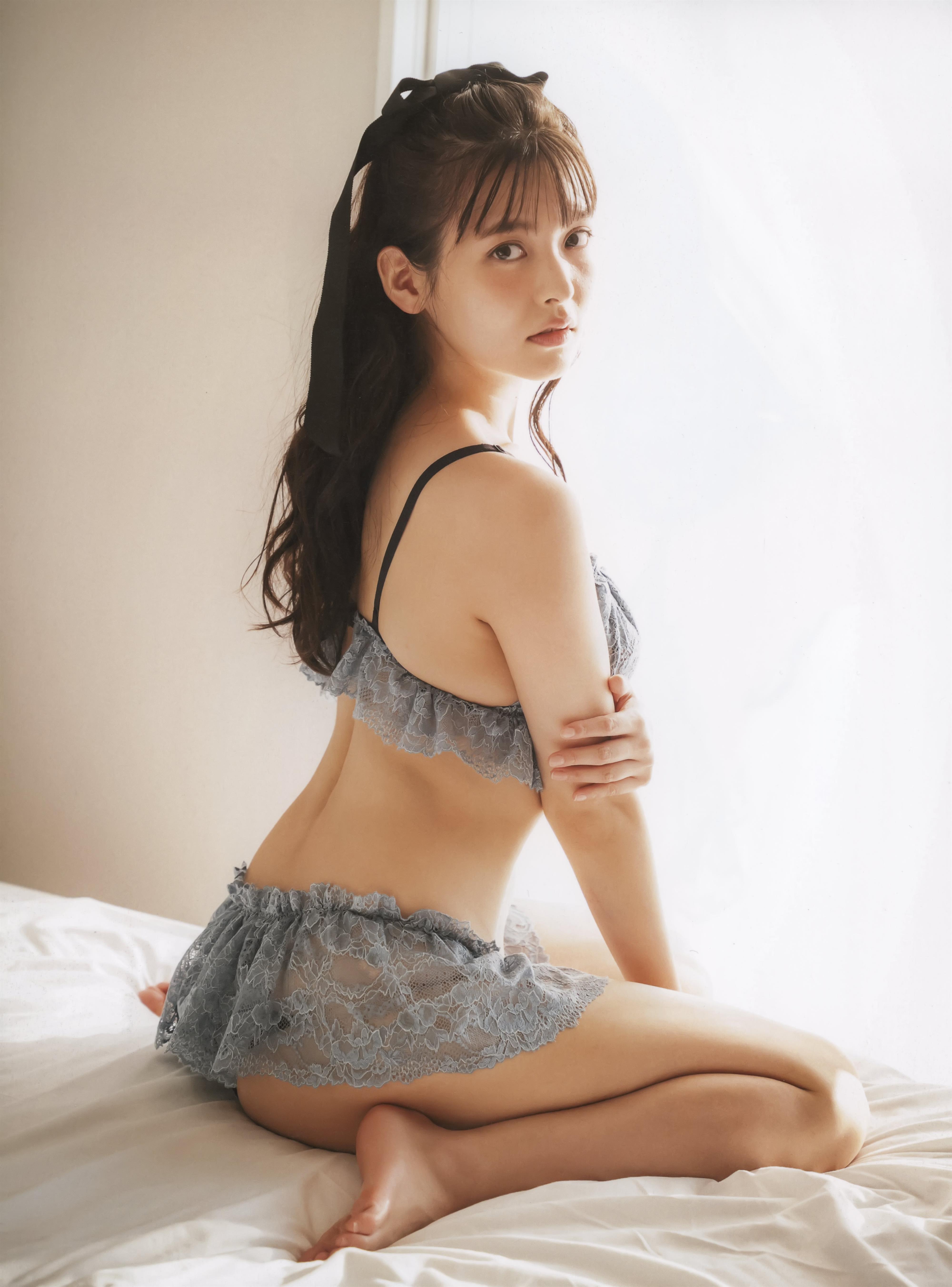Sumire Uesaka in lingerie