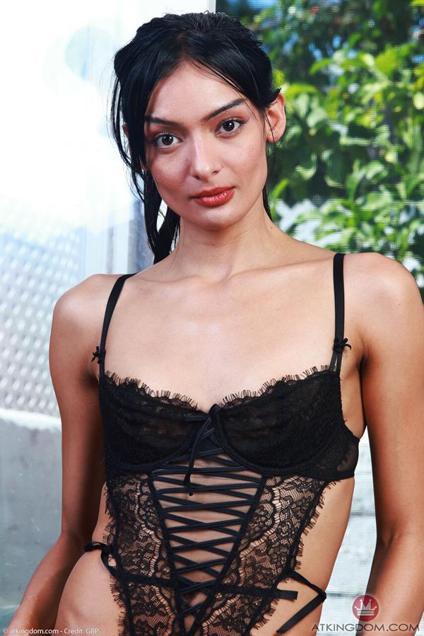 Laynee James in lingerie