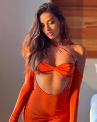 Orange dress