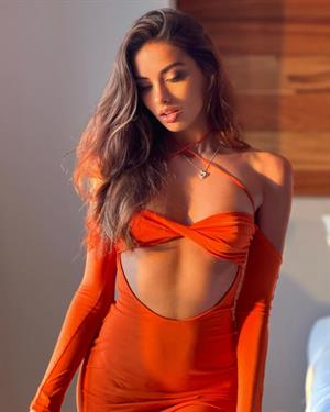 Orange dress