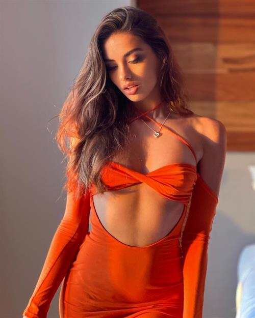 Orange dress