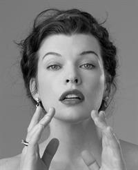 Milla Jovovich in a bikini