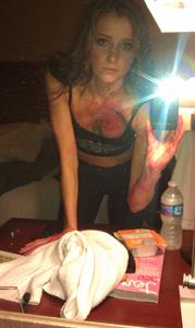 Candace Bailey taking a selfie