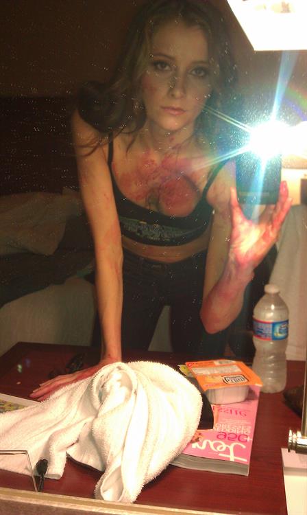 Candace Bailey taking a selfie