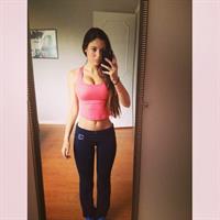 Angie Varona taking a selfie