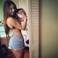 Angie Varona taking a selfie