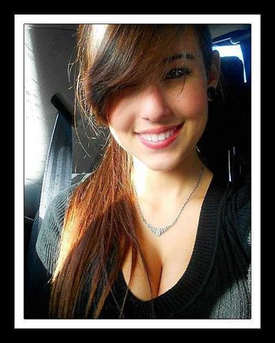 Angie Varona taking a selfie