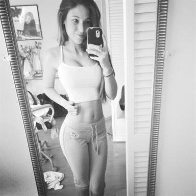 Angie Varona taking a selfie