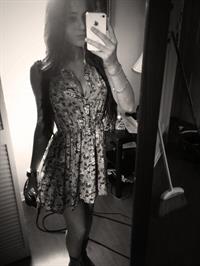 Angie Varona taking a selfie