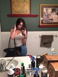 Angie Varona taking a selfie