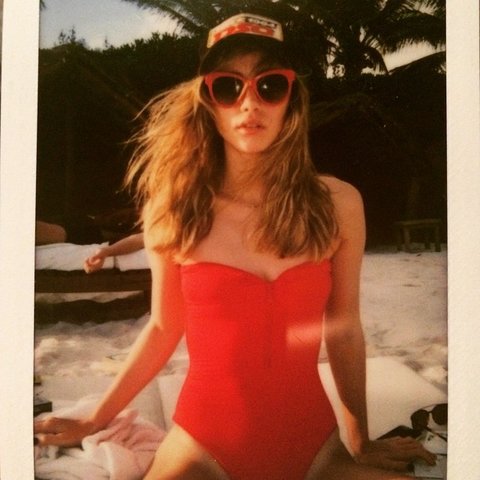 Suki Waterhouse in a bikini