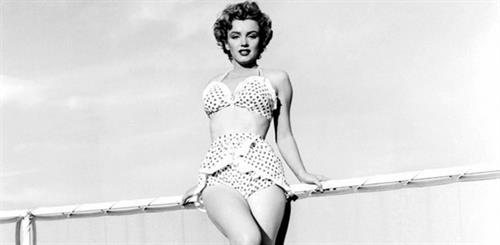 Marilyn Monroe in a bikini