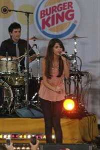 Selena Gomez performs at the Good Morning America GMA Summer Concert Series in New York City on June 17, 2011