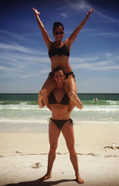 Anonymous in a bikini