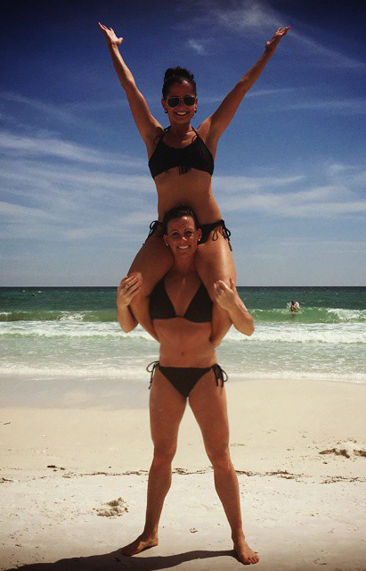 Anonymous in a bikini