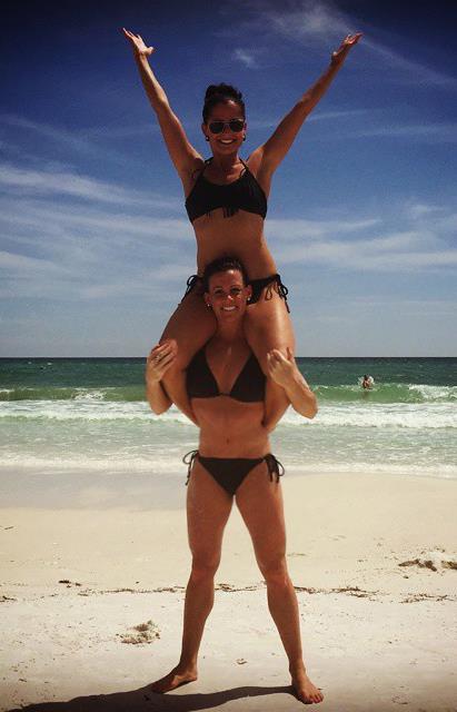 Anonymous in a bikini