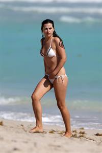 Amelia Warner in a bikini