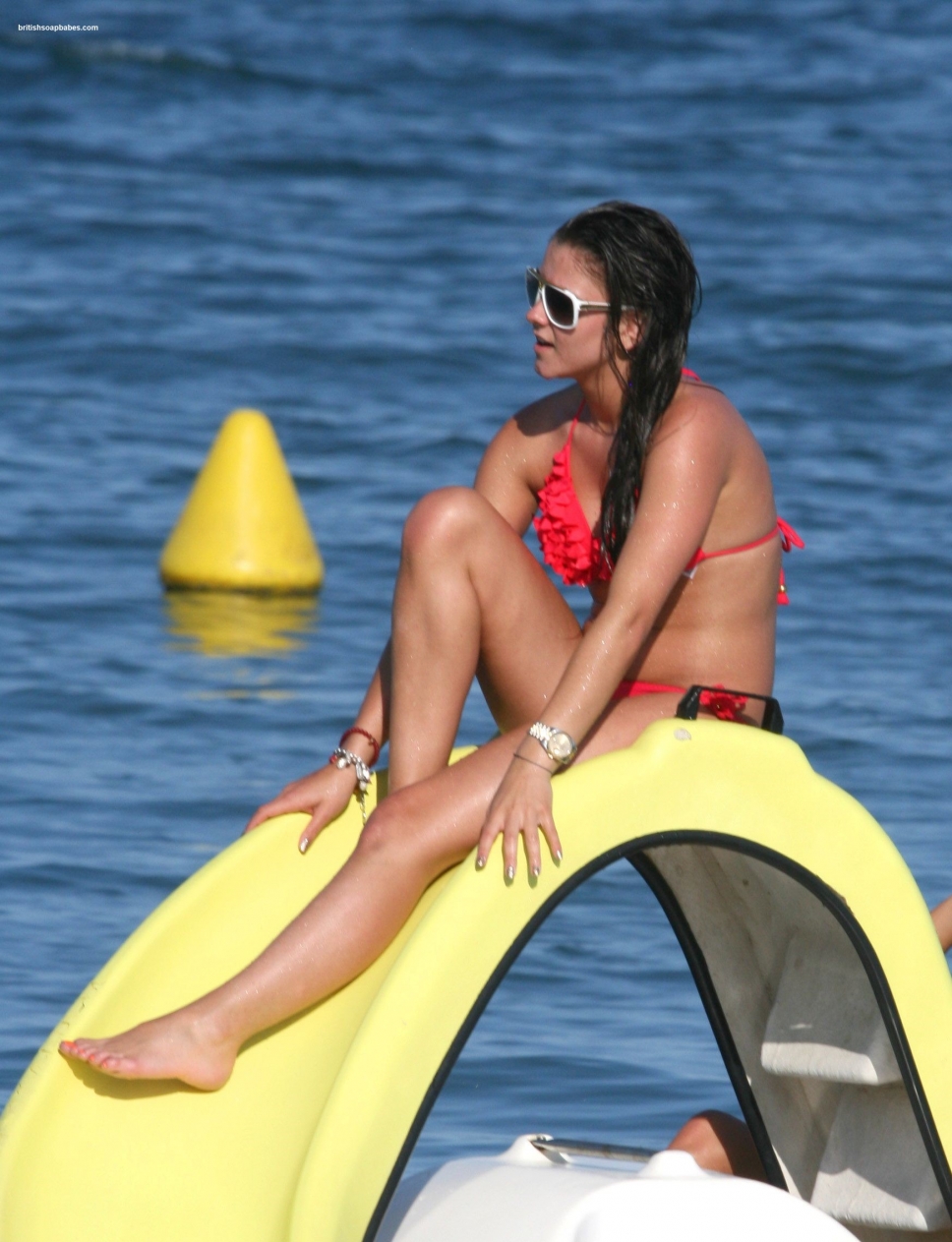 Brooke Vincent in a bikini
