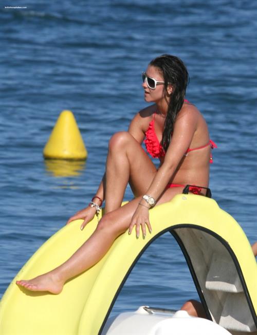 Brooke Vincent in a bikini