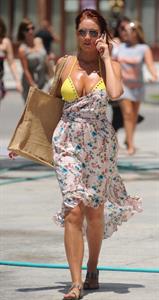 Amy Childs in a bikini