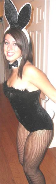 Anonymous in lingerie