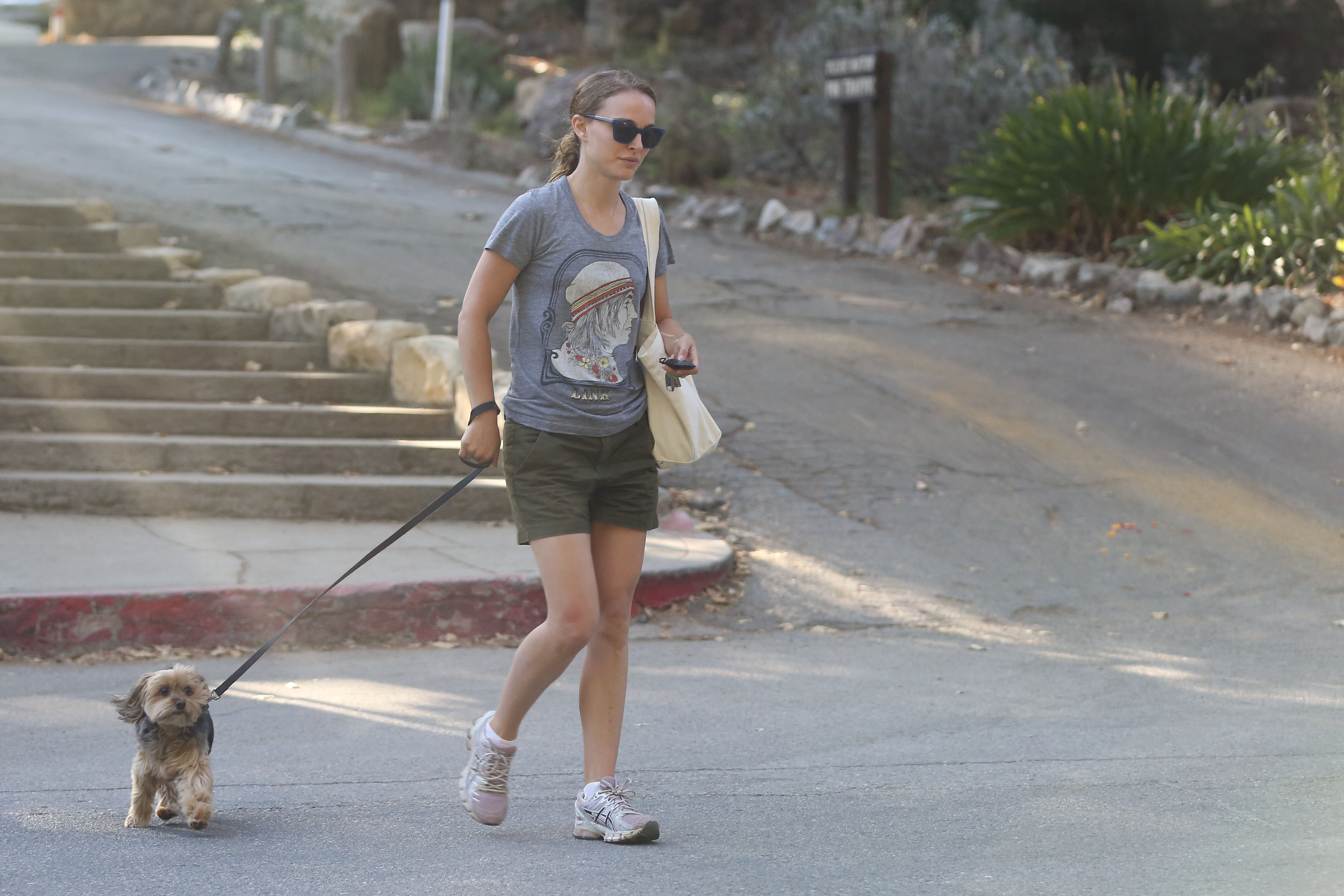 Natalie Portman Pictures Natalie Portman – walking her dog in LA 8/16/13
