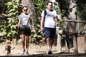 Natalie Portman – walking her dog in LA 8/16/13  
