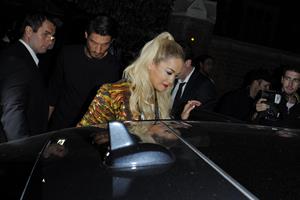 Rita Ora at the Chiltern Firehouse in central London, June 21, 2014